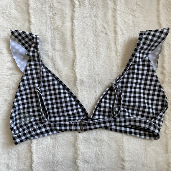 NWOT - Prairie Swim Black/White Gingham Bikini - Size Medium - Picture 4 of 8